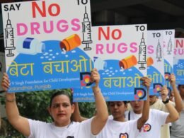 Jalandhar embraces a drug-free future with a "Say NO to drugs" footpath campaign